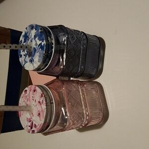 Claro goldfingdr  26oz mason jar straw glasses